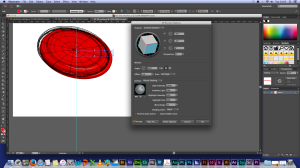 this is the 3D Revolve feature. you draw a 2D object and when you use this feature it makes the object rotate and turn 3D.
